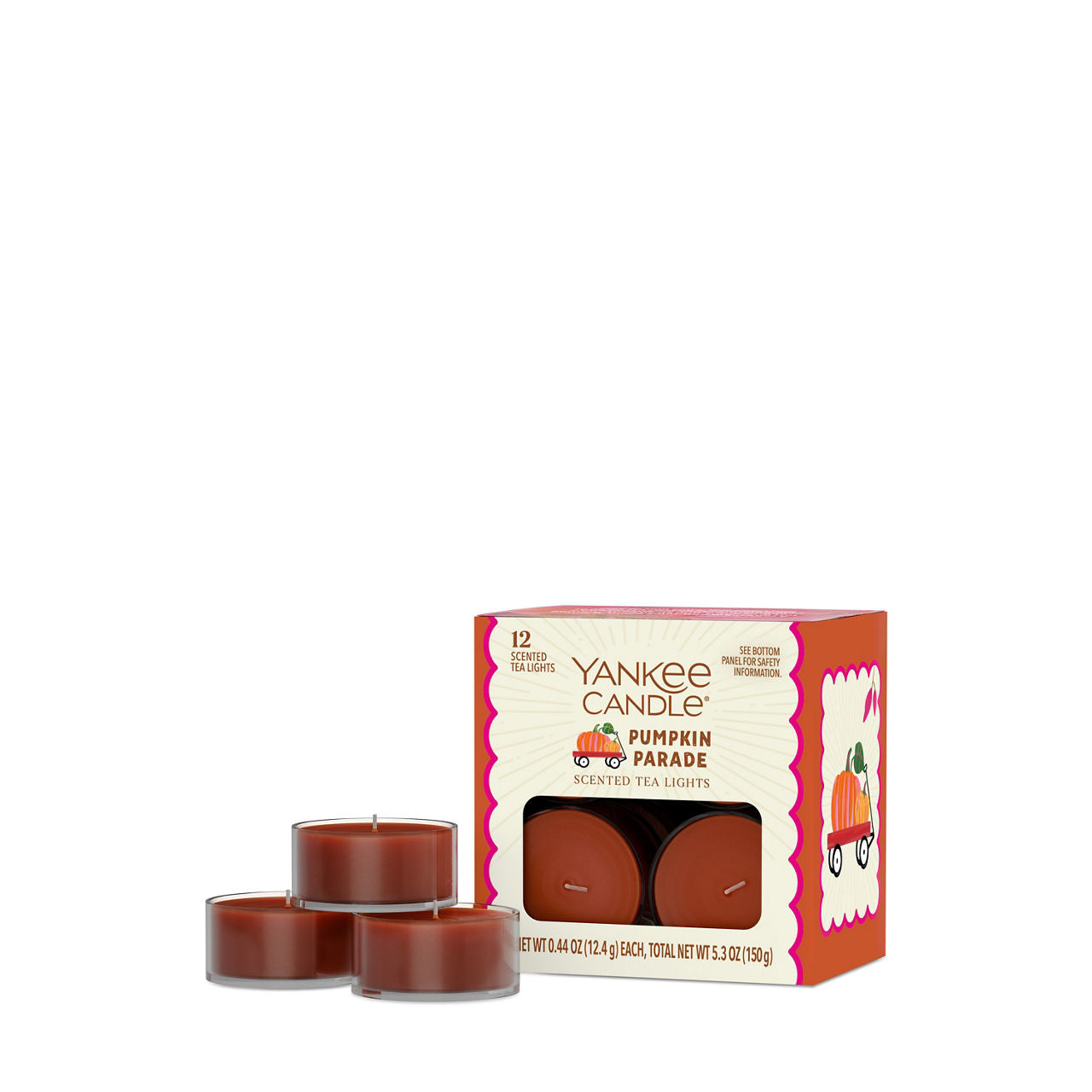 Pumpkin Parade Scented Tea Light Candles