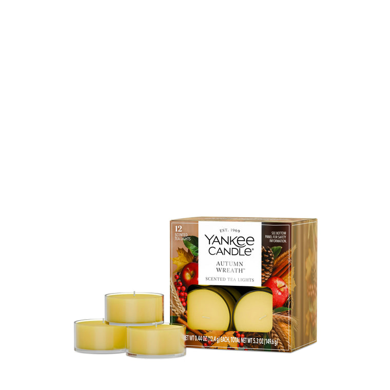 Autumn Wreath™ Scented Tea Light Candles H7