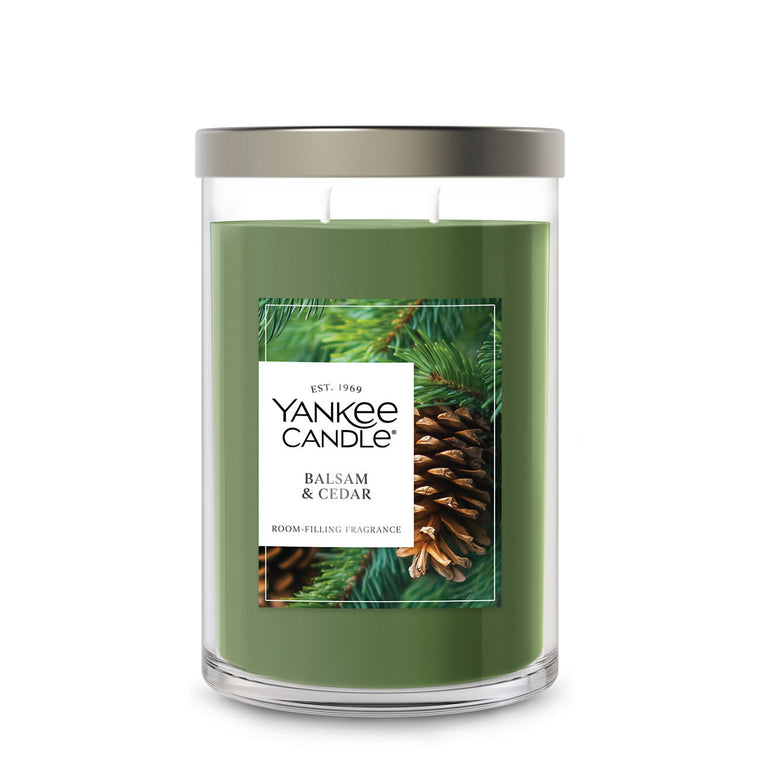 Balsam & Cedar Large Tumbler Candle W6