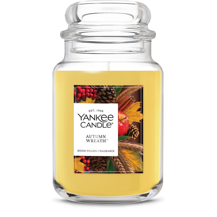 Autumn Wreath™ Original Large Jar Candle W8