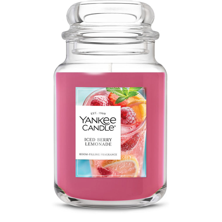 Iced Berry Lemonade Original Large Jar Candle D3