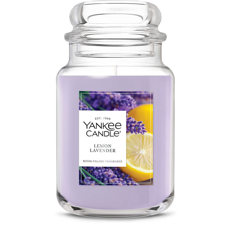 Lemon Lavender Original Large Jar Candle Q6