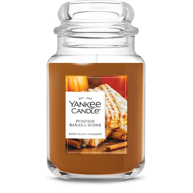 Pumpkin Banana Scone Original Large Jar Candle K6