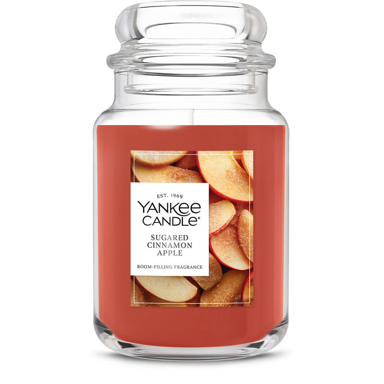 Sugared Cinnamon Apple Original Large Jar Candle I8