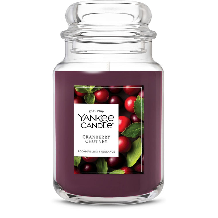 Cranberry Chutney Original Large Jar Candle A2