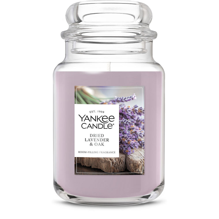 Dried Lavender & Oak Original Large Jar Candle Z5