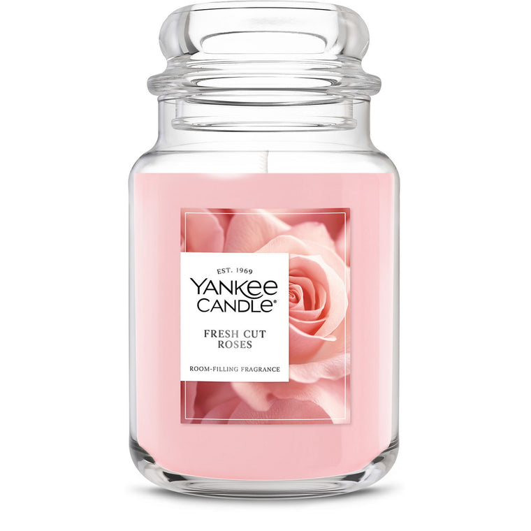 Fresh Cut Roses Original Large Jar Candle W4