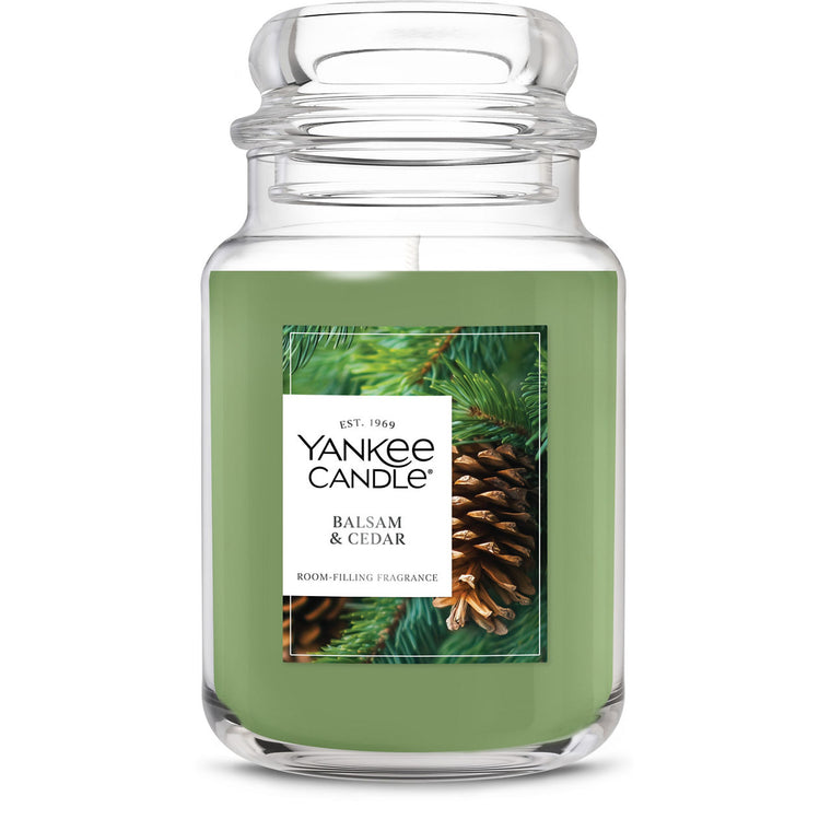 Balsam & Cedar Original Large Jar Candle V7