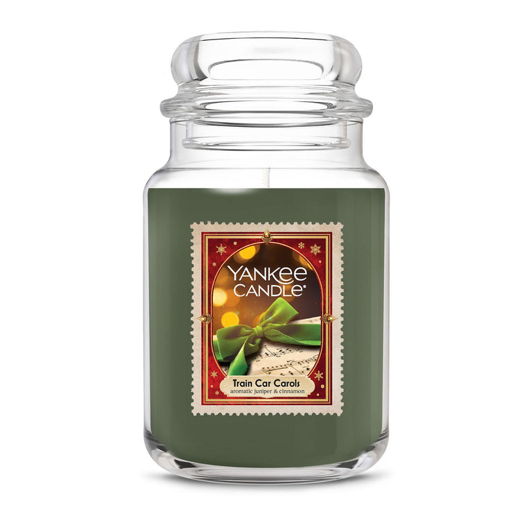 Train Car Carols Original Large Jar Candle T7
