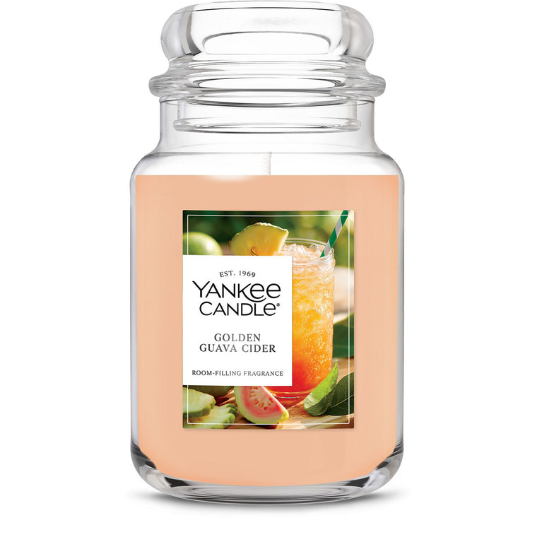 Golden Guava Cider Original Large Jar Candle C2