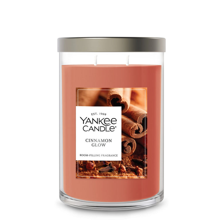 Cinnamon Glow Large Tumbler Candle I0