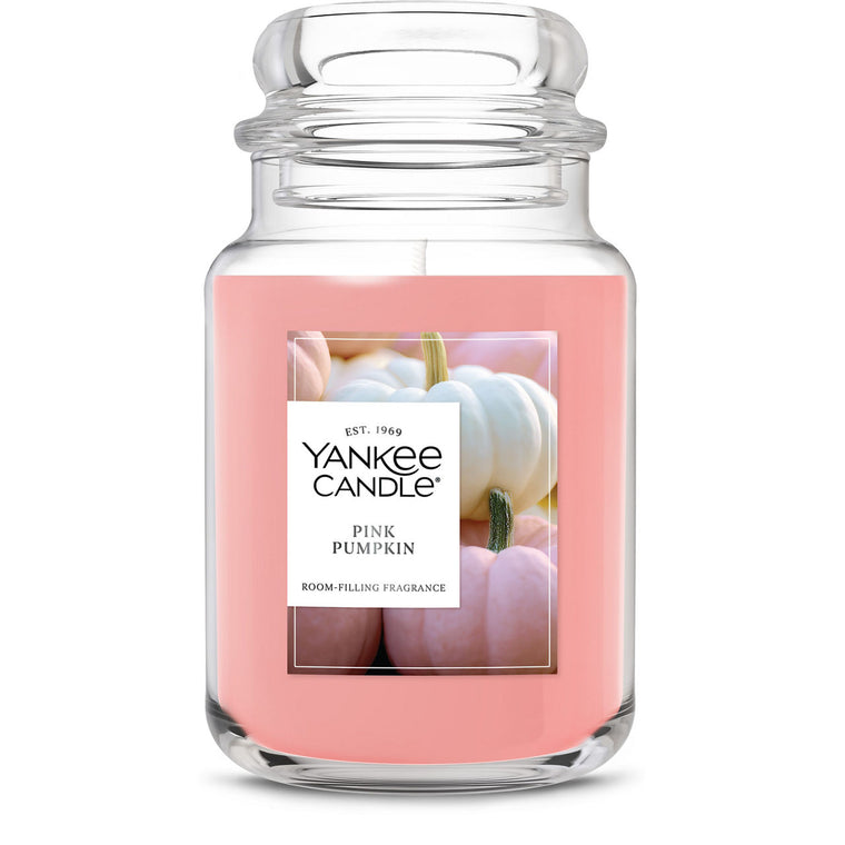 Pink Pumpkin Original Large Jar Candle G1