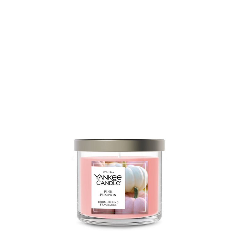 Pink Pumpkin Small Tumbler Candle W2