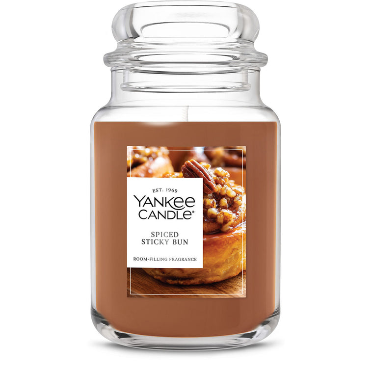 Spiced Sticky Bun Original Large Jar Candle M3