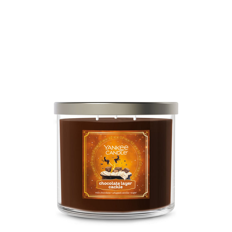 Chocolate Layer “Cackle” 3-Wick Candle A0