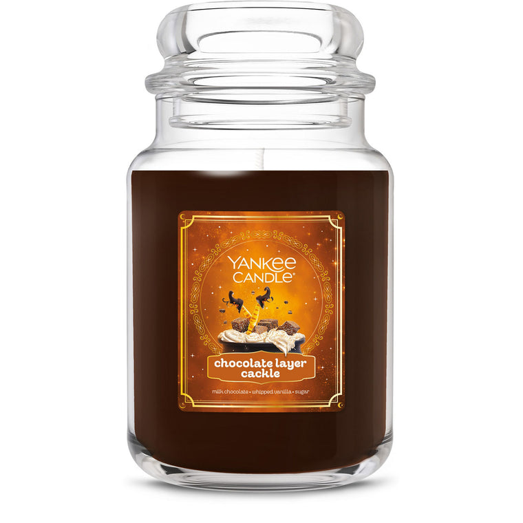 Chocolate Layer “Cackle” Original Large Jar Candle G7