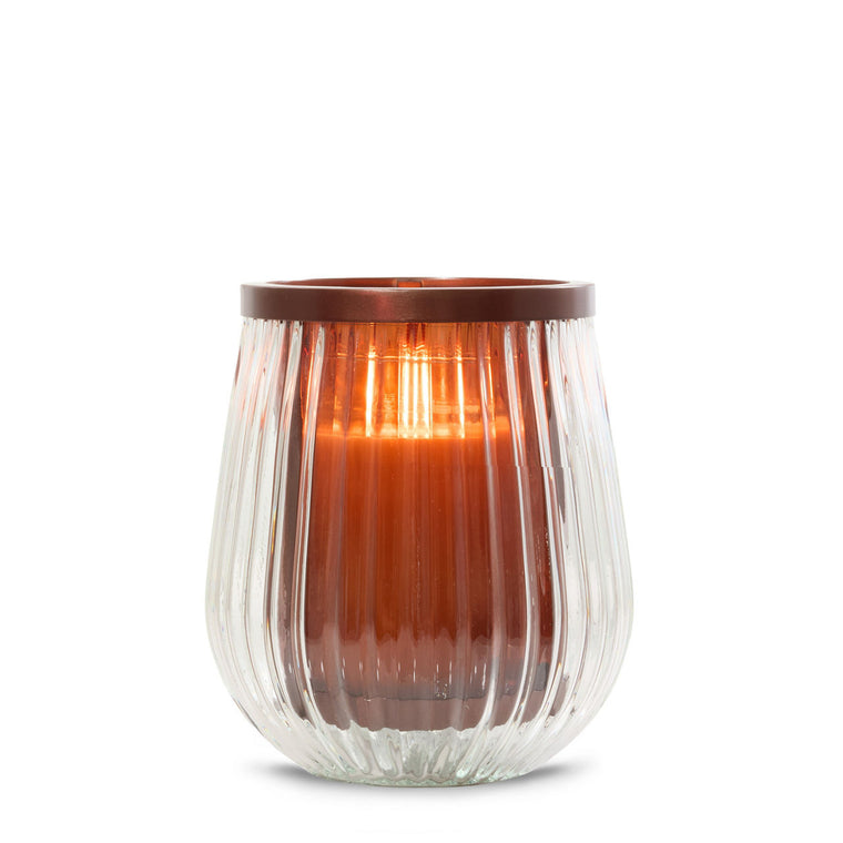 Radiant Flame Jar Candle Holder Y7