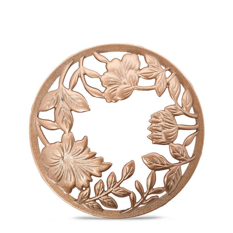Floral Etch Illuma-Lid® Jar Candle Topper Q8