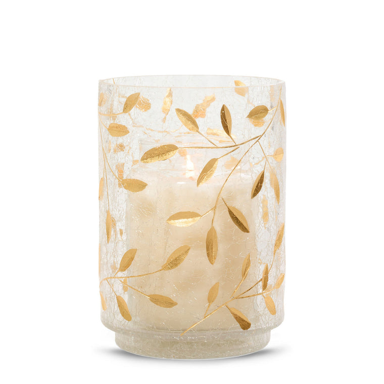 Gold Blossom Jar Candle Holder Z3