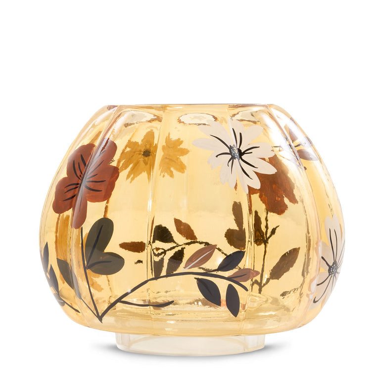 Flower Pumpkin Jar Candle Shade Q5