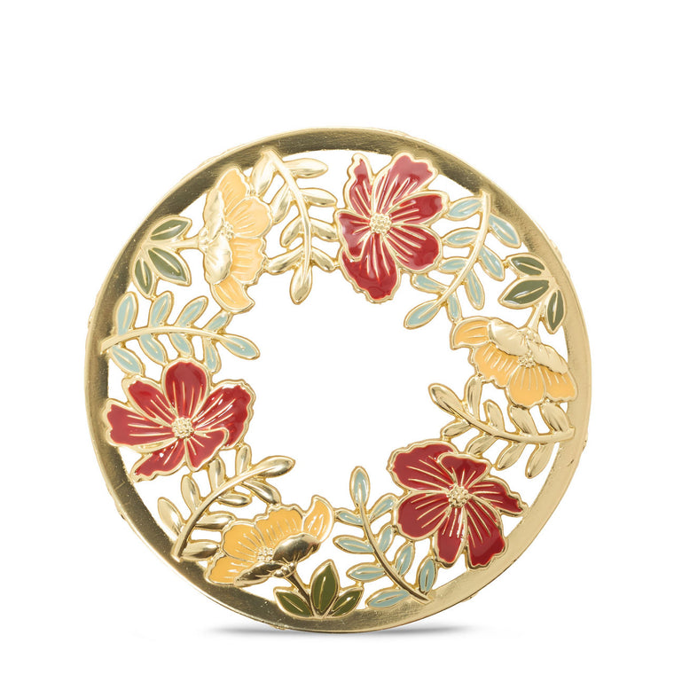 Fall Color Leaves Illuma-Lid® Jar Candle Topper Z4