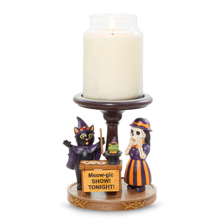 Bonebury Lane Meow-gic Show Candle Pedestal M5