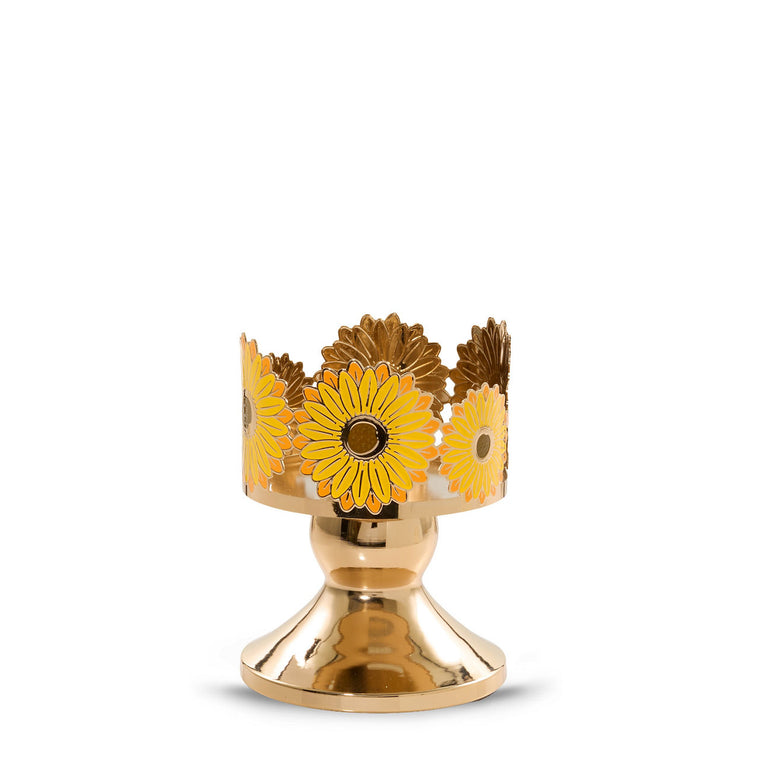 Sunflower Daze Candle Pedestal D4